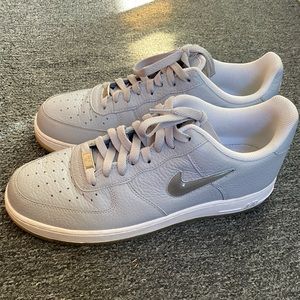 Nike Air Force 1 gray worn 1 time size 10.5